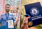 सीयूजे के छात्र कौशिक ने बनाया गिनीज वर्ल्ड रिकॉर्ड, विश्वविद्यालय का नाम किया रोशन