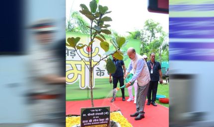 राज्यपाल ने ‘एक पेड़ मां के नाम’ अभियान के तहत   लगाया    पौधा