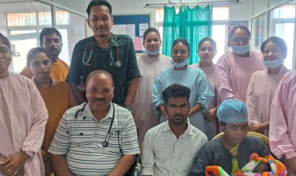 800 ग्राम के अति-कम वजनी नवजात को जिला चिकित्सालय अनूपपुर के SNCU ने दिया नया जीवन