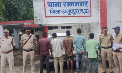 05 वारंटी गिरफ्तार, 06 स्थायी वारंट तामील, थाना रामनगर पुलिस की कॉम्बिंग गश्त में कार्रवाई