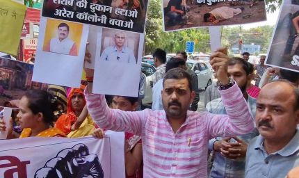 भोपाल में अवैध दुकानों पर कार्रवाई को लेकर रहवासियों ने निगम पर उठाए सवाल