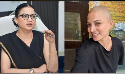 कैंसर पीड़ित बच्ची की मुस्कान के लिए कमिश्नर सविता प्रधान ने मुंडवाया सिर, सिंगरौली में मिसाल बनीं