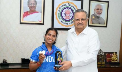 राजनांदगांव की बेटी ज्ञानेश्वरी यादव ने कॉमनवेल्थ गेम्स 2026 में जीता रजत पदक, विधानसभा अध्यक्ष डॉ. रमन सिंह ने दी बधाई
