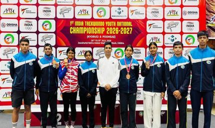 राष्ट्रीय ताइक्वांडो चैंपियनशिप में मध्यप्रदेश अकादमी का शानदार प्रदर्शन