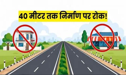 हाईवे किनारे निर्माण पर बड़ा प्रतिबंध! 40 मीटर दायरे में लैंड कन्वर्जन पर रोक, सुप्रीम कोर्ट के आदेश के बाद नोटिफिकेशन जारी