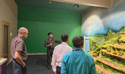इसरो के वैज्ञानिकों ने किया जिला विज्ञान केंद्र दंतेवाड़ा का भ्रमण