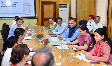 आईजीएनपी क्षेत्र में जल उत्पादकता बढ़ाने की तैयारी, किसानों की आय पर सरकार का फोकस