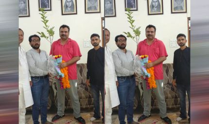 सतना विधायक सिद्धार्थ सिंह कुशवाहा डब्बू जी की उपस्थिति में योगेश तिवारी ने लगाया पौधा