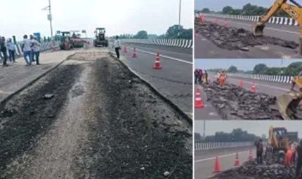 लखनऊ-कानपुर एक्सप्रेसवे की 23 बार धंसने की खुलेगी पोल, IIT खड़गपुर की रिपोर्ट 12 दिन में