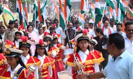 देशभक्ति से ओतप्रोत अप्रतिम उत्साह के साथ निकली तिरंगा यात्रा, उप मुख्यमंत्री अरुण साव हुए शामिल