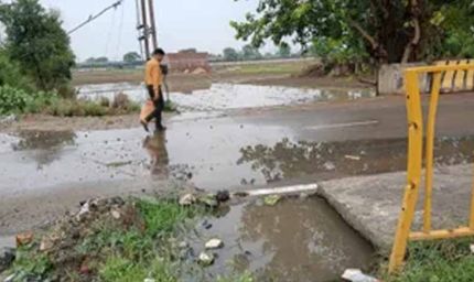 यमुनानगर में ₹11.84 करोड़ की जल निकासी योजना अधूरी, हल्की बारिश में ही डूब रहा शहर