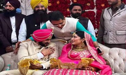 पंजाब में AAP विधायक के बेटे की 'कुरमाई' में जुटे दिग्गज नेता, समारोह में दिखी सियासी जमघट