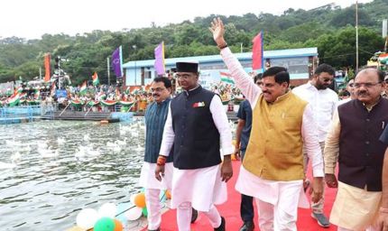 बड़े तालाब में तिरंगा नौका यात्रा निकालकर प्रदेश ने रचा नया कीर्तिमान : मुख्यमंत्री डॉ. यादव