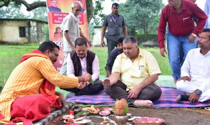 केदमा में तिरंगे की शान के साथ विकास की नई सौगातें