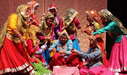 कुरुक्षेत्र में हरियाणा कला परिषद ने धूमधाम से मनाया तीज उत्सव, लोकनृत्यों ने बांधा समां
