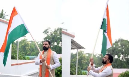 हर घर तिरंगा अभियान में सीएम सम्राट चौधरी ने फहराया तिरंगा, लोगों से की खास अपील