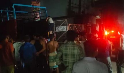 घरौंडा में दर्दनाक हादसा: हाईटेंशन तार की चपेट में आया श्रद्धालुओं से भरा कैंटर, कई झुलसे