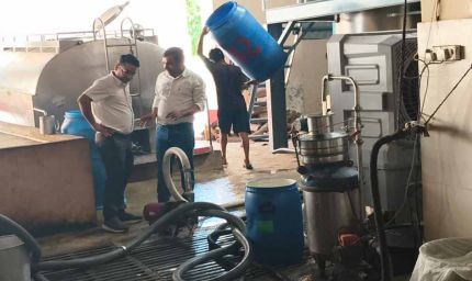 CG में वैद्य फूड प्रोडक्ट पर खाद्य विभाग की छापेमारी, 300 किलो पनीर किया सील
