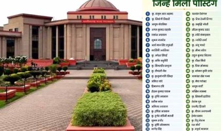 CG में 56 नए सिविल जजों को मिली पहली पोस्टिंग, 15 अधिकारियों का भी ट्रांसफर