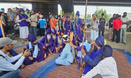 पंजाब बंद के दौरान लुधियाना में सिख जत्थेबंदियों का प्रदर्शन, नेशनल हाईवे किया जाम