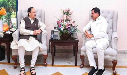 मुख्यमंत्री डॉ. यादव ने केन्द्रीय मंत्री नड्डा से भेंट की