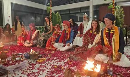 उज्जैन में दिखी अनोखी आस्था! इटली, स्पेन और इंग्लैंड के जोड़ों ने अपनाया हिंदू विवाह संस्कार