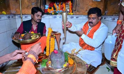 श्रावण के अंतिम सोमवार को अमरकंटक पहुंचे उप मुख्यमंत्री  विजय शर्मा