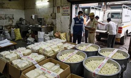 बिलासपुर में फूड सेफ्टी विभाग की बड़ी कार्रवाई, 19 जगह छापेमारी; 117 KG मिठाई नष्ट