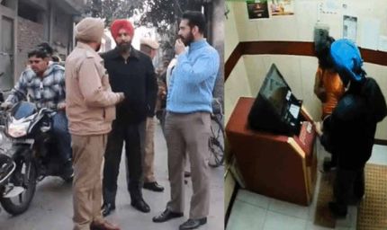 लुधियाना के ATM में BJP नेता से लूट का प्रयास, पिस्तौलधारी आरोपी से भिड़े