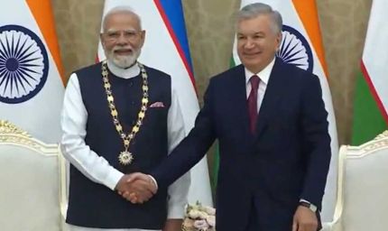 PM मोदी को उज्बेकिस्तान का सर्वोच्च सम्मान, यूरेनियम सप्लाई पर भी बनी अहम सहमति
