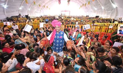 नरेला रक्षाबंधन महोत्सव बना विश्वश का सबसे बड़ा राखी महोत्सव : विश्वास कैलाश सारंग