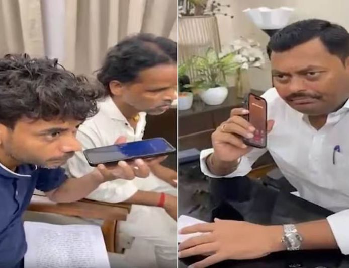 मंत्री के सामने ऑपरेटर ने मांगी ₹50 हजार की रिश्वत, भड़कते ही बोले- 1 घंटे में करो सस्पेंड