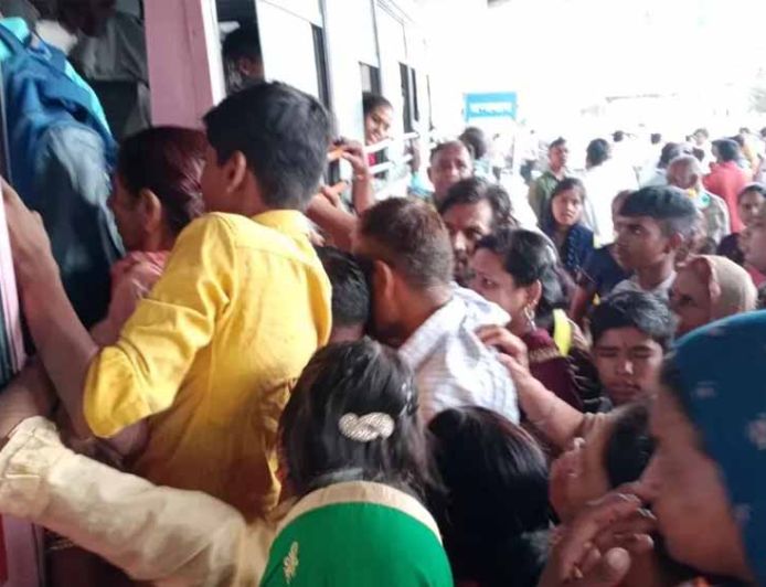 सावन के पहले सोमवार पर हरियाणा रोडवेज बसों में उमड़ी कांवड़ियों की भीड़, हरिद्वार के लिए बढ़ी रवानगी