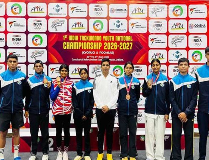 राष्ट्रीय ताइक्वांडो चैंपियनशिप में मध्यप्रदेश अकादमी का शानदार प्रदर्शन