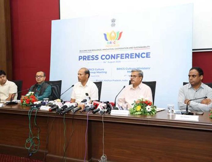 ब्रिक्स संस्कृति कार्य समूह और संस्कृति मंत्रियों की बैठक 5 से 8 अगस्त तक भोपाल में