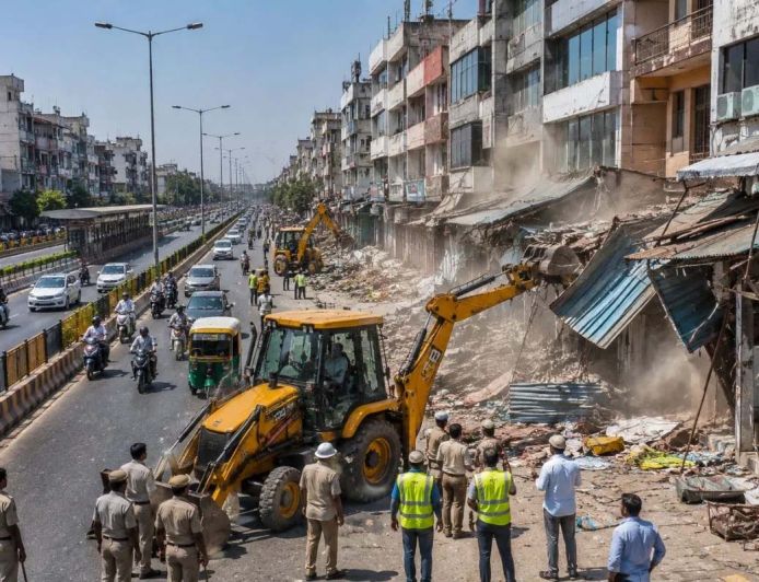 न्यू सांगानेर रोड से हटेंगे अतिक्रमण, हाईकोर्ट ने JDA को दिए दो महीने