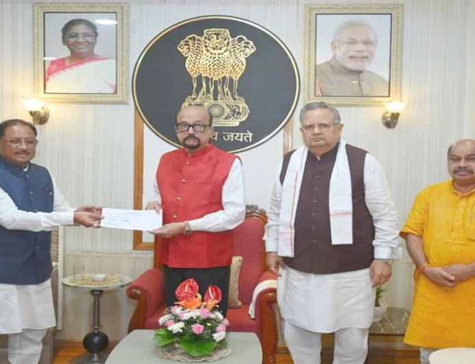 CM साय ने राज्यपाल रमेन डेका से की मुलाकात, असम बाढ़ पीड़ितों के लिए दिए ₹5 करोड़