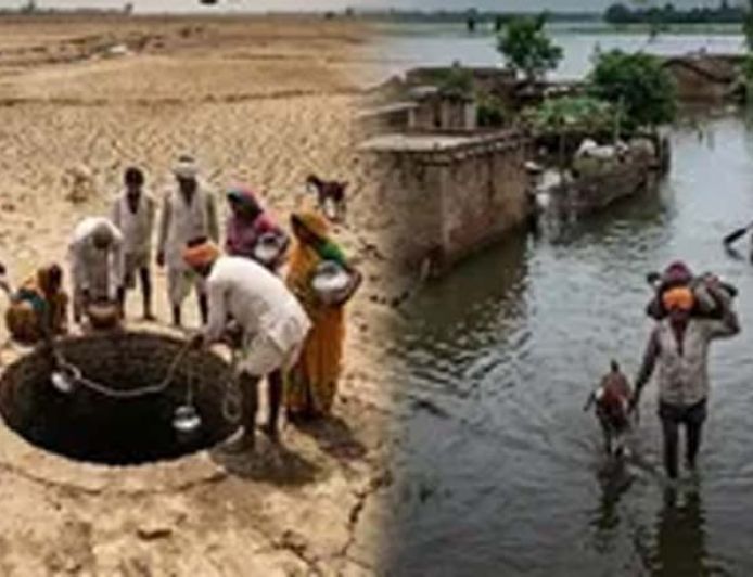 यूपी में मानसून की बारिश असमान, 7 जिलों में सामान्य से 40% कम वर्षा