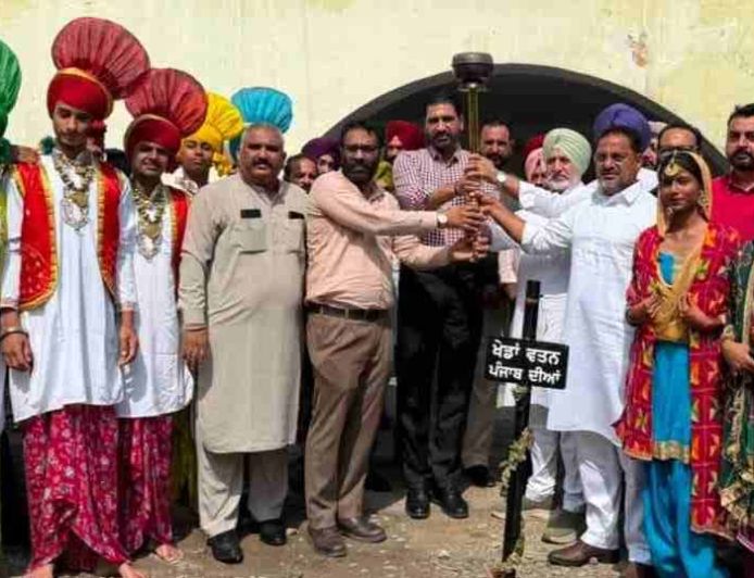 ‘खेडां वतन पंजाब दियां’ ने उभरते खिलाड़ियों को दिया मजबूत मंच, मोहाली में मशाल मार्च का जोरदार स्वागत