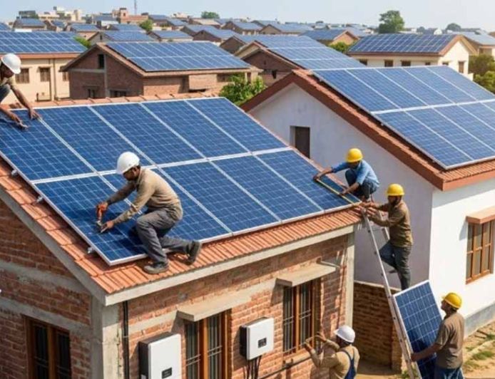 अंबाला में 9614 घरों में लगेंगे सोलर सिस्टम, 6891 से अधिक घरों की छतों पर पहुंचे सौर पैनल