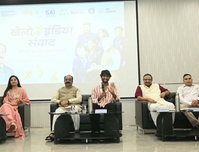 उप मुख्यमंत्री  अरुण साव ‘खेलो इंडिया संवाद’ कार्यक्रम में हुए शामिल