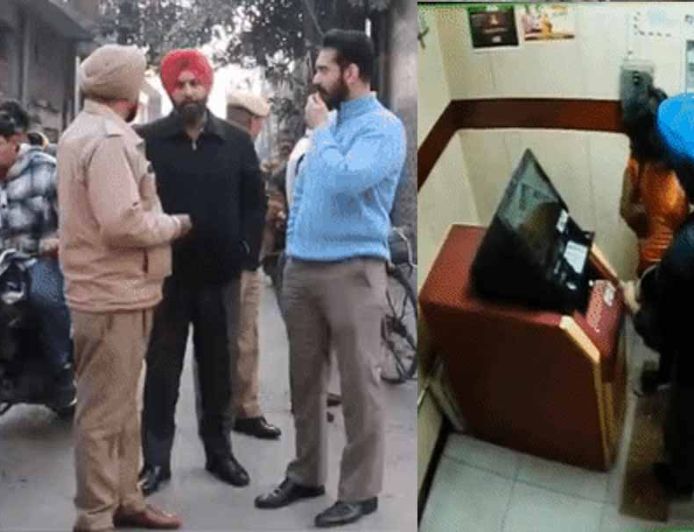 लुधियाना के ATM में BJP नेता से लूट का प्रयास, पिस्तौलधारी आरोपी से भिड़े
