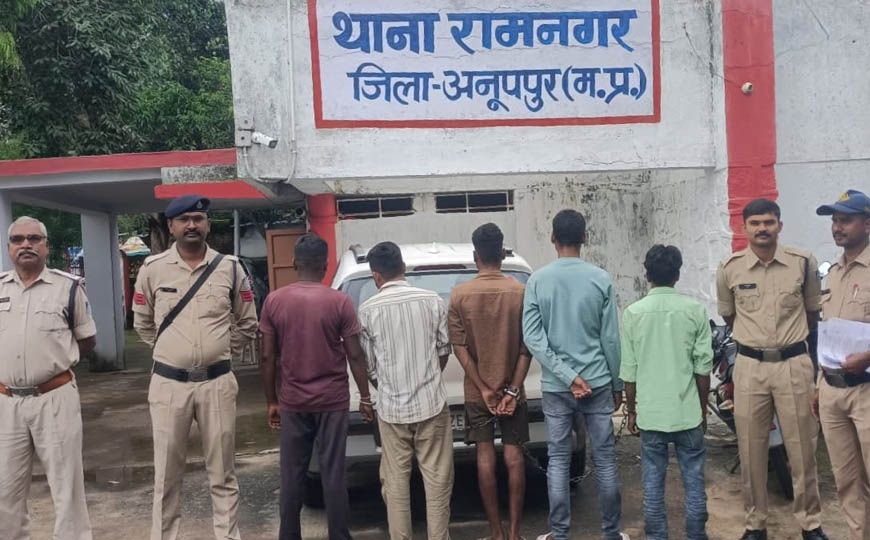 05 वारंटी गिरफ्तार, 06 स्थायी वारंट तामील, थाना रामनगर पुलिस की कॉम्बिंग गश्त में कार्रवाई