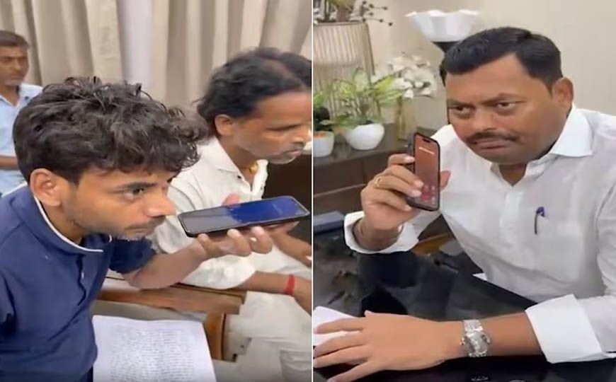मंत्री के सामने ऑपरेटर ने मांगी ₹50 हजार की रिश्वत, भड़कते ही बोले- 1 घंटे में करो सस्पेंड