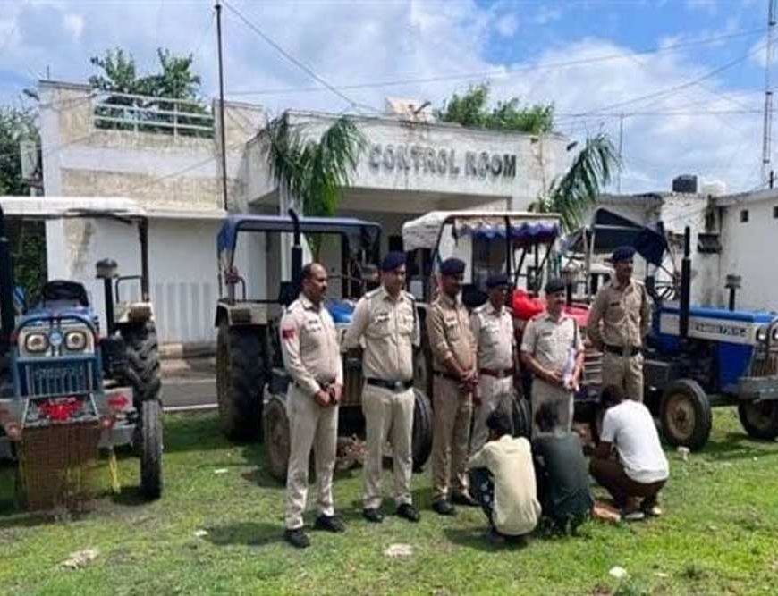 मध्यप्रदेश पुलिस की वाहन चोर गिरोहों के विरुद्ध बड़ी कार्रवाई