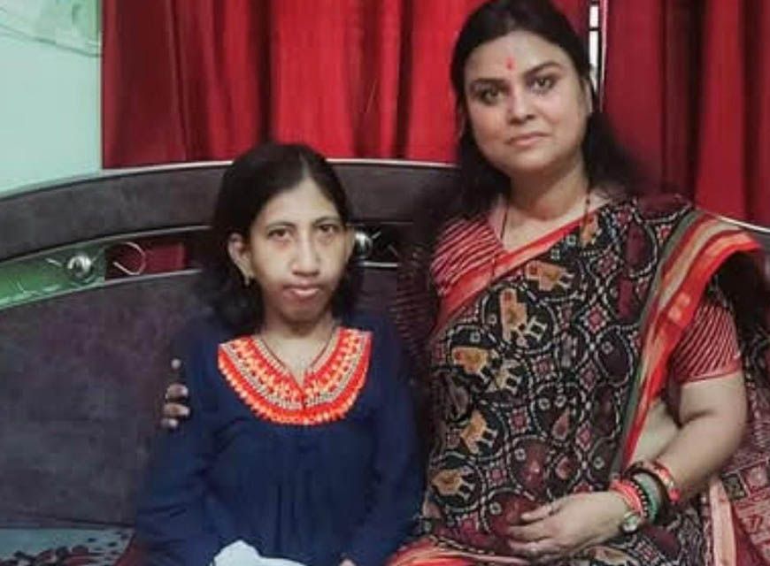 क्षमा सिंह के अथक प्रयासों से दिव्यांग युवती मंजू साहू का वर्षों पुराना सपना हुआ साकार