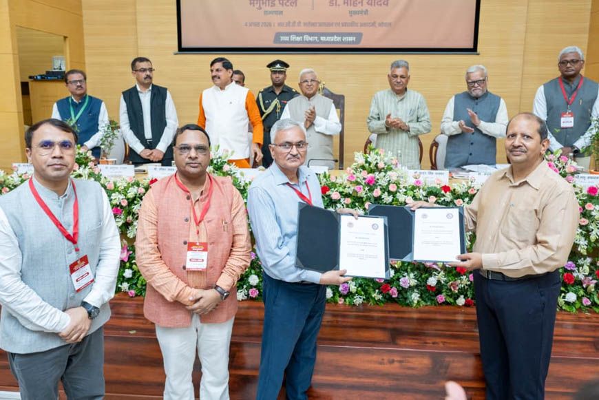 एनआईटीटीटीआर और उच्च शिक्षा विभाग (म.प्र) के बीच एमओयू