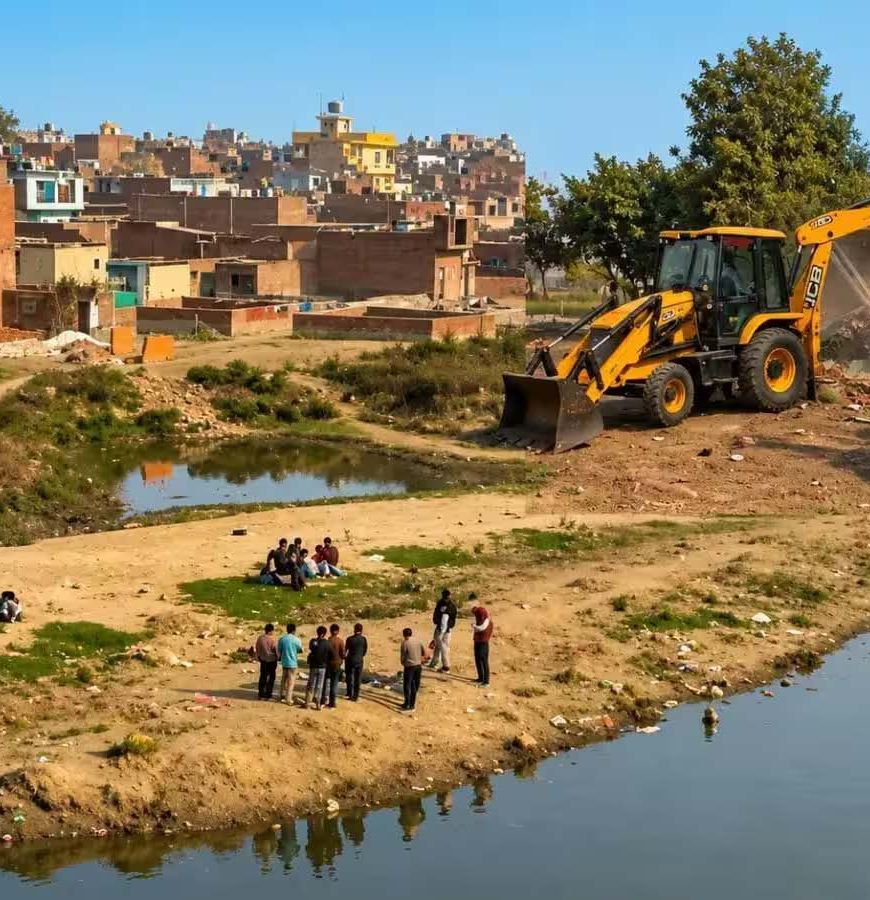 यमुना डूब क्षेत्र में अवैध निर्माण पर सख्त कार्रवाई, डीडीए ने हटाए कब्जे