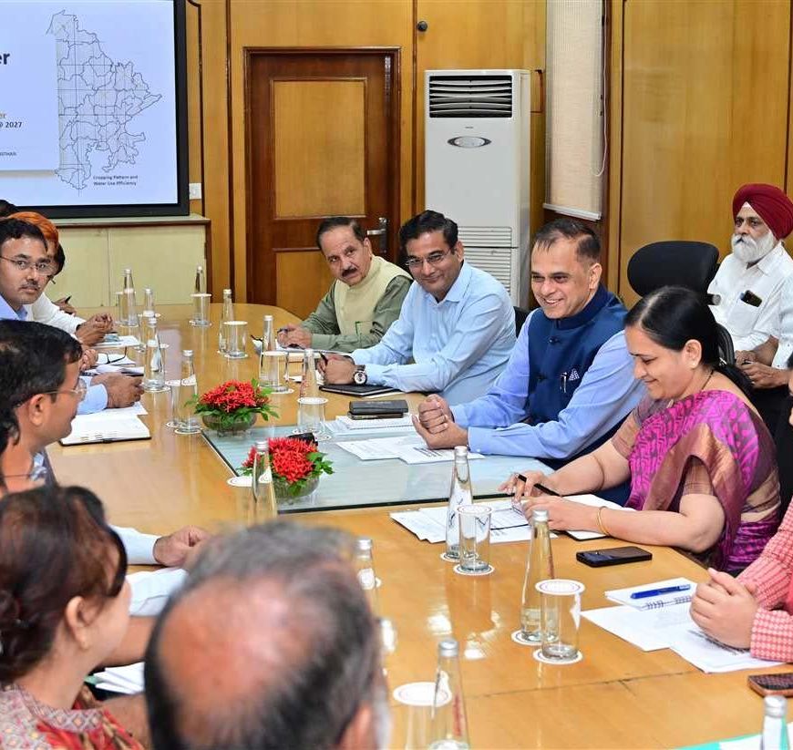 आईजीएनपी क्षेत्र में जल उत्पादकता बढ़ाने की तैयारी, किसानों की आय पर सरकार का फोकस