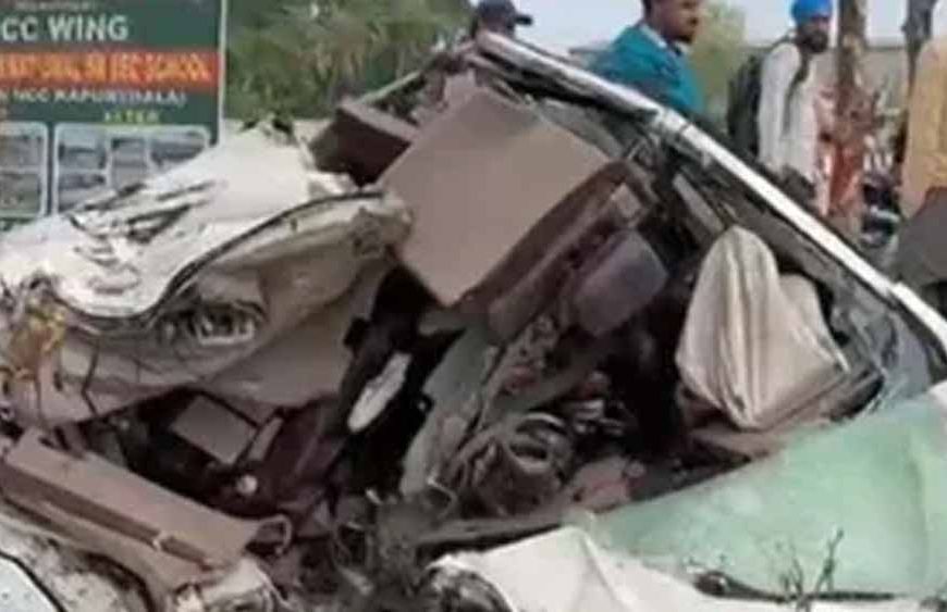 कपूरथला में दर्दनाक सड़क हादसा, पेड़ से टकराई कार, दो की मौत, एक गंभीर घायल